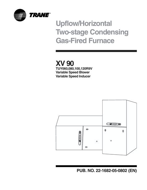 Trane xl80 furnace manual Trane xv95 thermostat