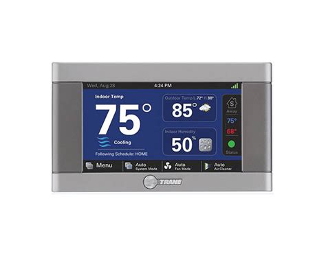 Download this manual. Trane XL824. Smart Control User Guide. The XL824 is an easy-to-use, programmable control with a. color touch-screen. When connected with Nexia™. Home Intelligence, you can. control your home's heating.. 