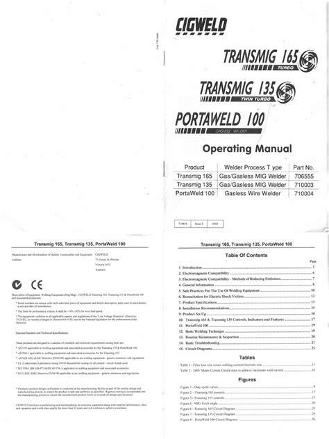 TransMIG Manual PDF Welding Construction - Scribd