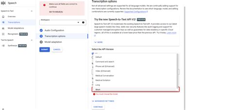 Transcribe api.  The transcriptions API takes as input the audio file you want ...