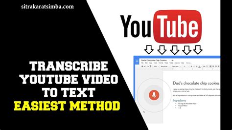 Transcribe youtube video to text. Receive your transcript. Our automatic transcription software will convert your file to Indonesian text in just a few minutes (depending on the length of your file). If you select our human service, your transcript will be ready within 24 hours. 5. Click on "Export" and choose your preferred file format. You can export to TXT, DOCX, PDF, HTML ... 