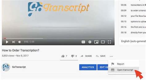 Getting YouTube Transcripts With Rev’s Transcription Services. Rev offers several options for getting YouTube video transcripts, including AI and Human Transcription. Both services save you time by taking a portion of the workload off of your shoulders, as well as providing accurate YouTube transcripts for viewers (and Google) to get the most .... 