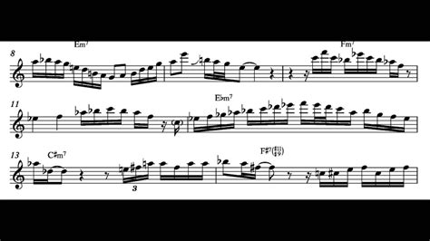 Transcription: Bob Berg - In the Shadows - YouTube