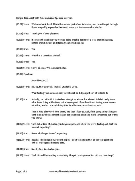 Transcripts of the interview pdf