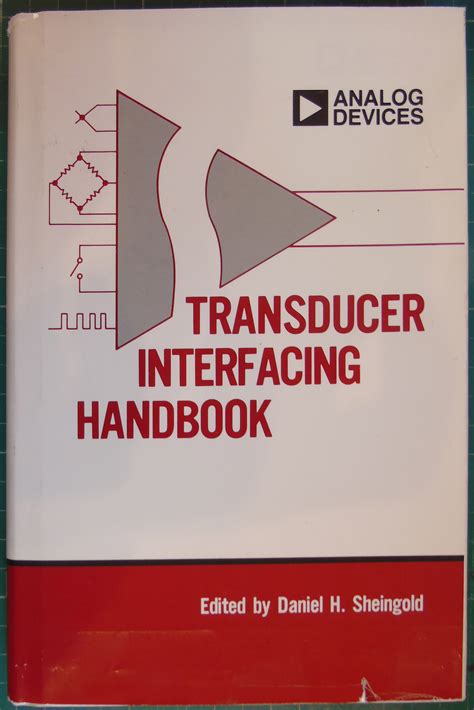 Transducer interfacing handbook a guide to analog signal conditioning analog devices technical handbooks. - 2009 toyota venza schaltplan handbuch original.
