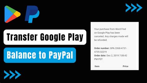 Transfer Google Play Funds 