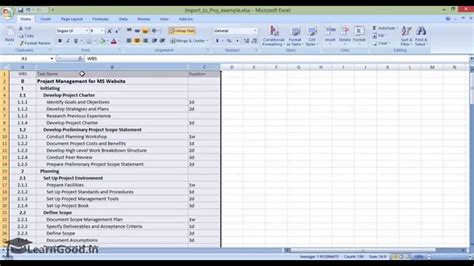 Transfer MS Excel new