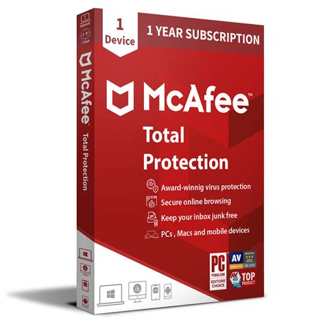 Transfer McAfee Total Protection with VPN official link
