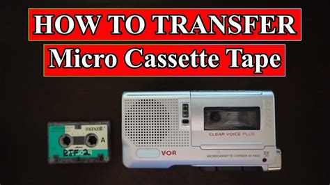 Transfer microcassette to computer.  Send files of any size, anytime, anywhere wit...
