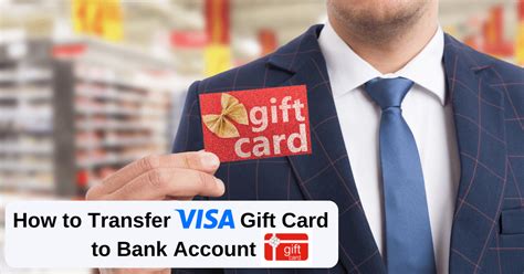 Transfer visa gift card to bank account. Enter the destination, sending amount and payment method. Choose ‘Visa Direct’ as the receiving method. This will transfer money to the bank account linked to your loved one’s Visa debit card. This option is only available when sending to the Philippines, Jamaica, Thailand, Colombia and El Salvador. Other countries will be enabled soon. 