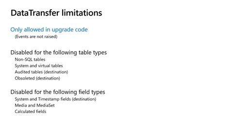 Transferring Data Between Tables using DataTransfer - Business …