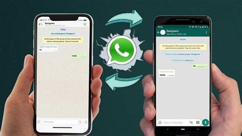 Transferring WhatsApp Chats from Android to iPhone.