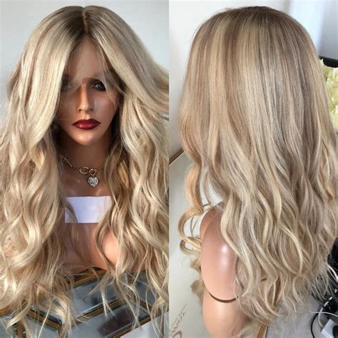 Transform Your Look with Bleach Blonde Real Hair Wigs**