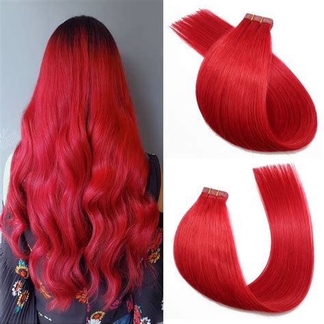 Transform Your Look with Vibrant Human Hair Red Extensions