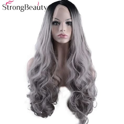 Transform Your Style with the Alluring Black to Silver Wig**