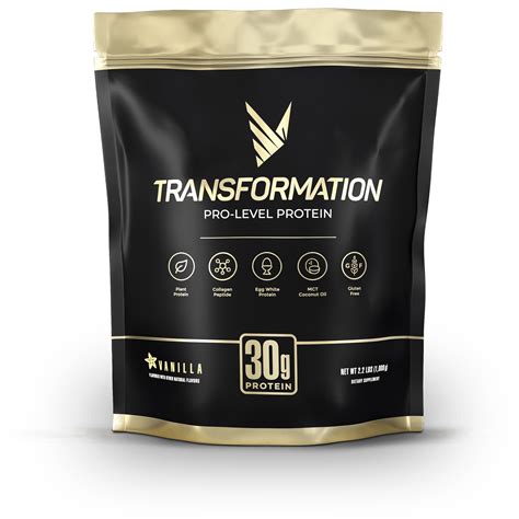 Transformation protein. Complete with MCT Oil and L-leucine, Transformation Protein accelerates fat burn and optimizes body composition changes as quickly as poss. FREE SHIPPING & RETURNS | MONEY-BACK GUARANTEE +1 (800) 916-4237 Shop All. Our Story. BLOG. RECIPES. HELP. Account; Search; Shop All Our Story ... 