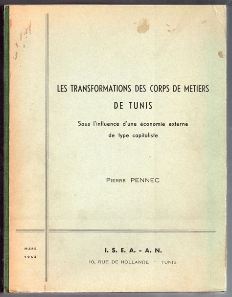 Transformations des corps de métiers de tunis. - Us army technical manual tm 5 6675 308 12 position.