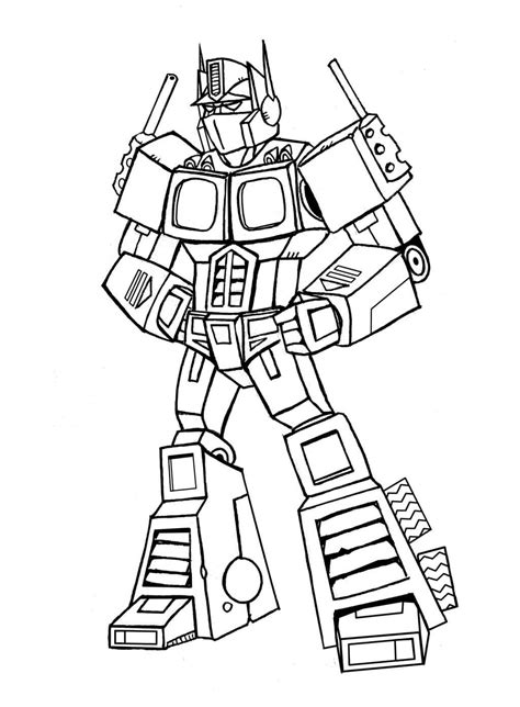 Transformer Coloring Pages