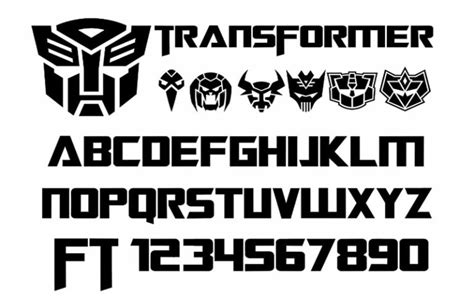 Transformer font.  Enter your text, select a font, Download the Transformers fon...
