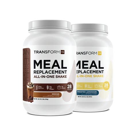 Transformhq - Grab a shaker bottle and follow these simple steps: 1 – Add 12 ounces of ice-cold water, almond milk, or your beverage of choice. 2 – Add 1-2 level scoops of the Low Carb Meal Replacement Shake. 3 – Shake and enjoy! You can also throw it in the blender if you’d like: 1 – Add 1 scoop of Low Carb Meal Replacement Shake.