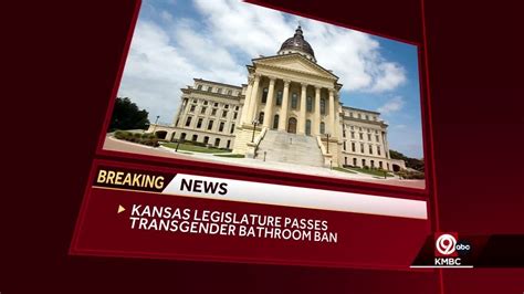 Transgender bathroom bill approved in Kansas; veto expected