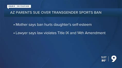 Transgender girls go to court over Arizona school sports ban