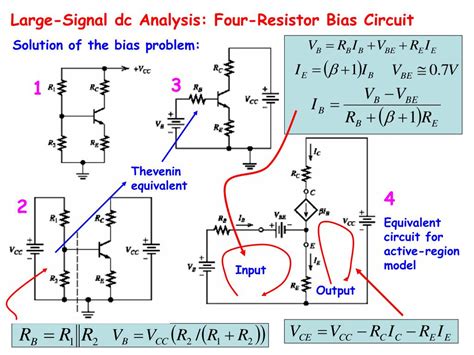 conceptual understanding of the functionality of bipolar junction transistors circuits even after all relevant instruction. Most notably, when asked to analyze the impact of a transistor circuit on input signals, students frequently applied reasoning appropriate for an analysis of the circuit’s dc bias behavior.. 