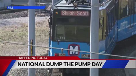 Transit organizations encourage locals to celebrate 'National Dump the Pump' Day