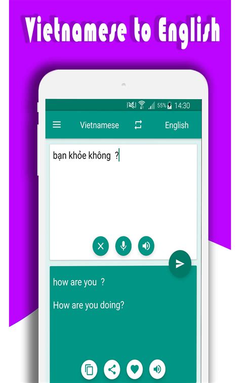 Free English to Vietnamese translator with audio. Translate words, phrases and sentences..