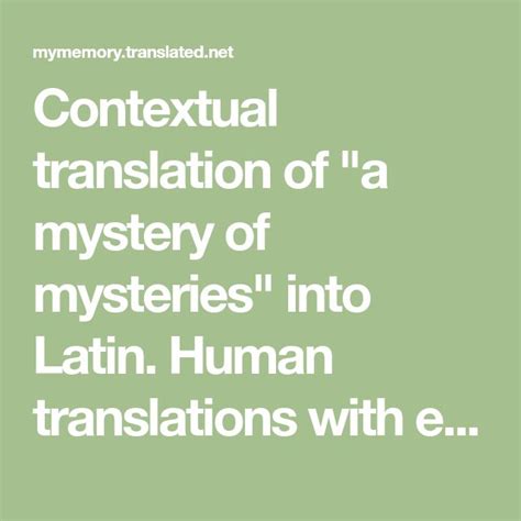 Translate i never lie in Latin with contextual examples