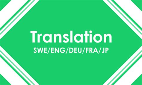 Translate swe. It’s simple and free! SYSTRAN offers a free Swedish English online translator. The leading pioneer in Machine Translation – Translation Software, without human intervention – SYSTRAN delivers translations in a few seconds. More than a word-to-word Swedish English translation which is often not understandable, SYSTRAN’s translation ... 