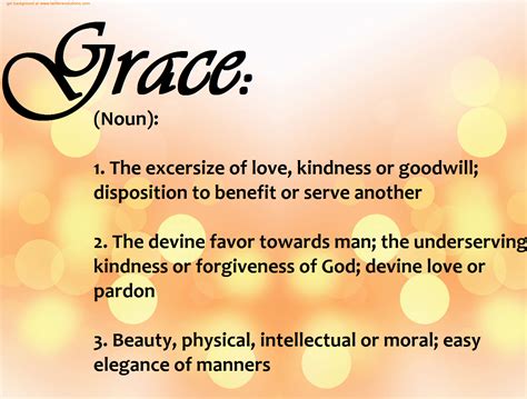 Translation of grace - Definitions.net