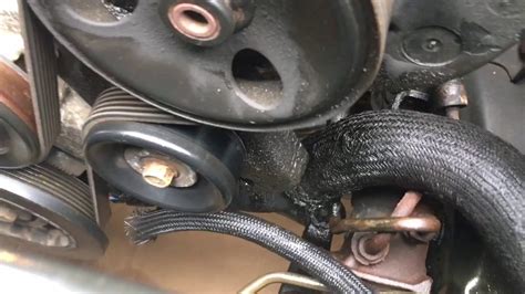 They tend to leak at any corner of the head. Of course, the heater line (s), thermostat, and upper radiator hose all connect on that side of the top of the engine. So I'd try to trace it back up top to find the source. 2011 Grand Caravan, 3.6, 144k miles. 1993 Chrysler Concorde, 3.3 150k miles. 1999 GMC Suburban k1500, 5.7, 179k miles.. 