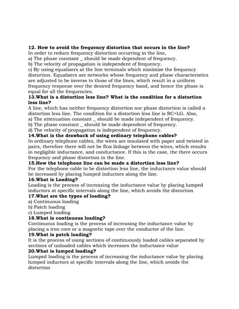 Transmission lines and waveguides gate questions.  b) By using equalizer...