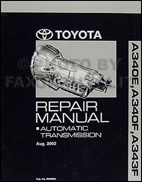Transmissionautomatic toyota 03 72 le manual repair dowlods. - C programación guía absoluta para principiantes tercera edición 2.