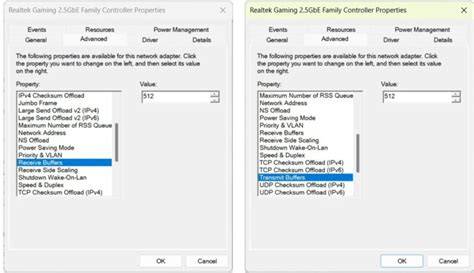 Transmit buffers 4096.  Depending on the size of the Transmit Buffers This...