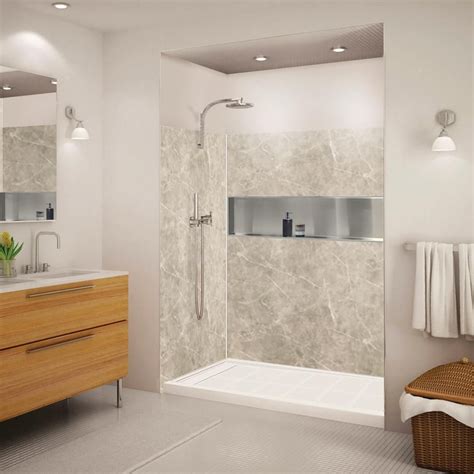 Transolid shower walls reviews. Transolid SaraMar 36-In X 48-In X 96-In Glue to Wall 3-Piece Shower Wall Kit. Model# SWK483696-21. Available in More Options. 