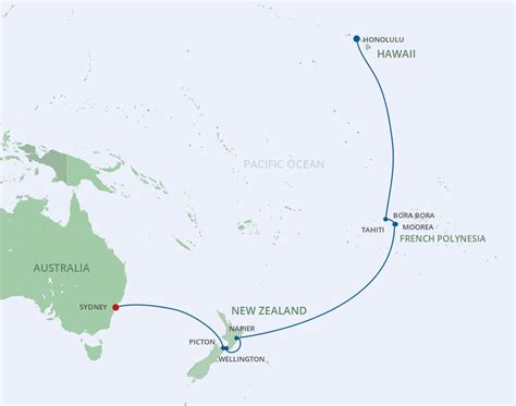 Transpacific cruise. 15 Night Transpacific Cruise. Itinerary Overview. Explore Quantum of the Seas. Day 1 - Brisbane, Australia. Day 2 - 7 - International Date Line. Day 8 - International Date Line. Day 9 - Papeete, Tahiti. Day 10 - Moorea, French Polynesia. Day 11 - … 