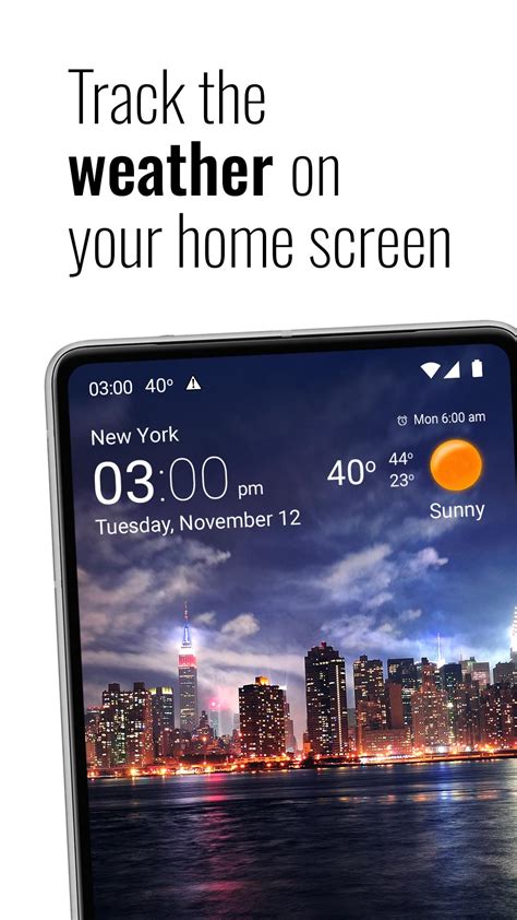 Transparent clock and weather APK Download for Android 