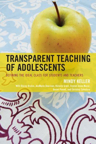 Transparent teaching of adolescents defining the ideal class for students and teachers. - The junior rotc manual rotcm 145 4 2 volume ii.