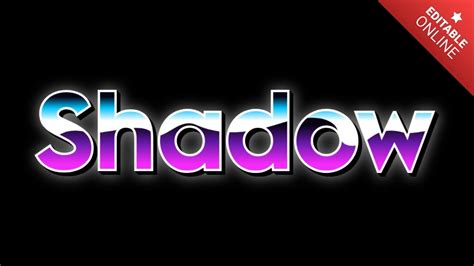 Transparent text with shadow Text Effect Generator TextStudio