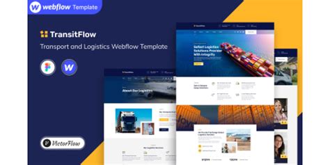 Transport and Logistics Webflow Website Template Figma