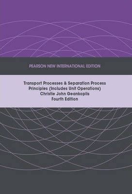Transport processes geankoplis 4th ed manual solution. - Just the facts maam by greg fallis.