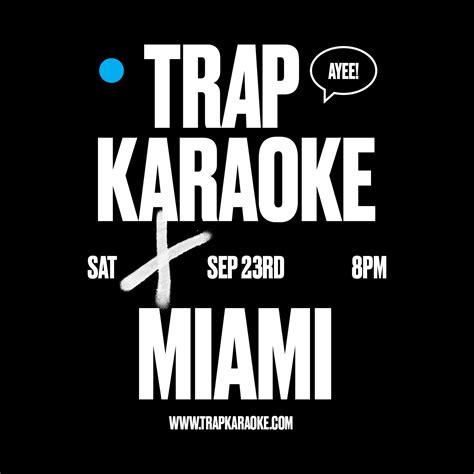 Trap karaoke miami. Apr 26 2024 The Ritz. Get Ticket. Back to Top 