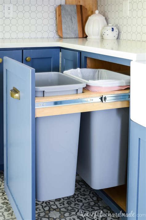 Trash can cabinet size.  Pullout Waste Containers are the perfect solution for your kitchen...