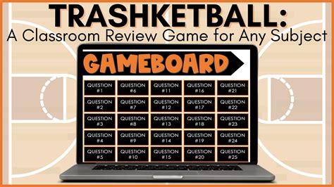 Trashketball Review Game Template