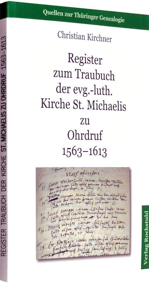 Traubuch der evangelischen augustinergemeinde erfurt 1614 1749. - Xxi encuentros sobre didáctica de ciencias experimentales.