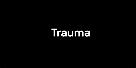 Trauma en persoonlijke groei