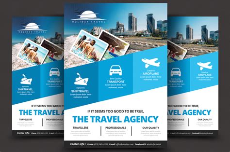 Travel Agency Flyer By Afzaal Graphics