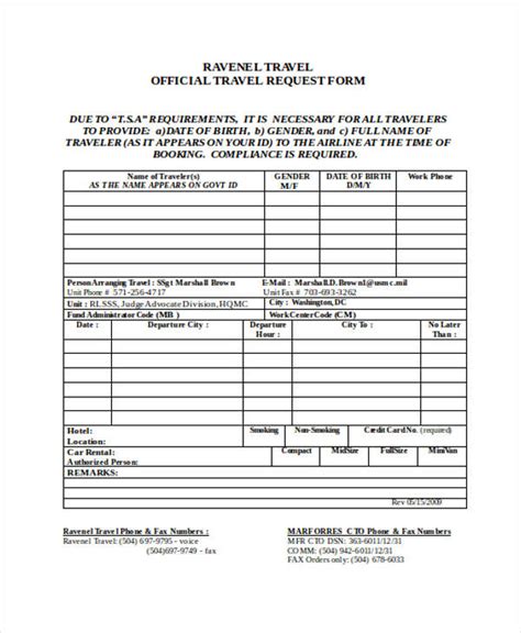 Travel Request Template 20122024 Form Fill Out and Sign Printable